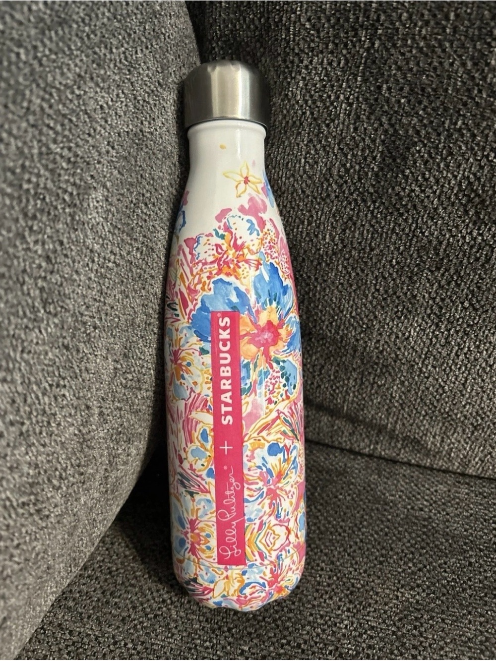 Lilly Pulitzer x Starbucks Floral Insulated Bottle - White, Pink, Blue, Yellow